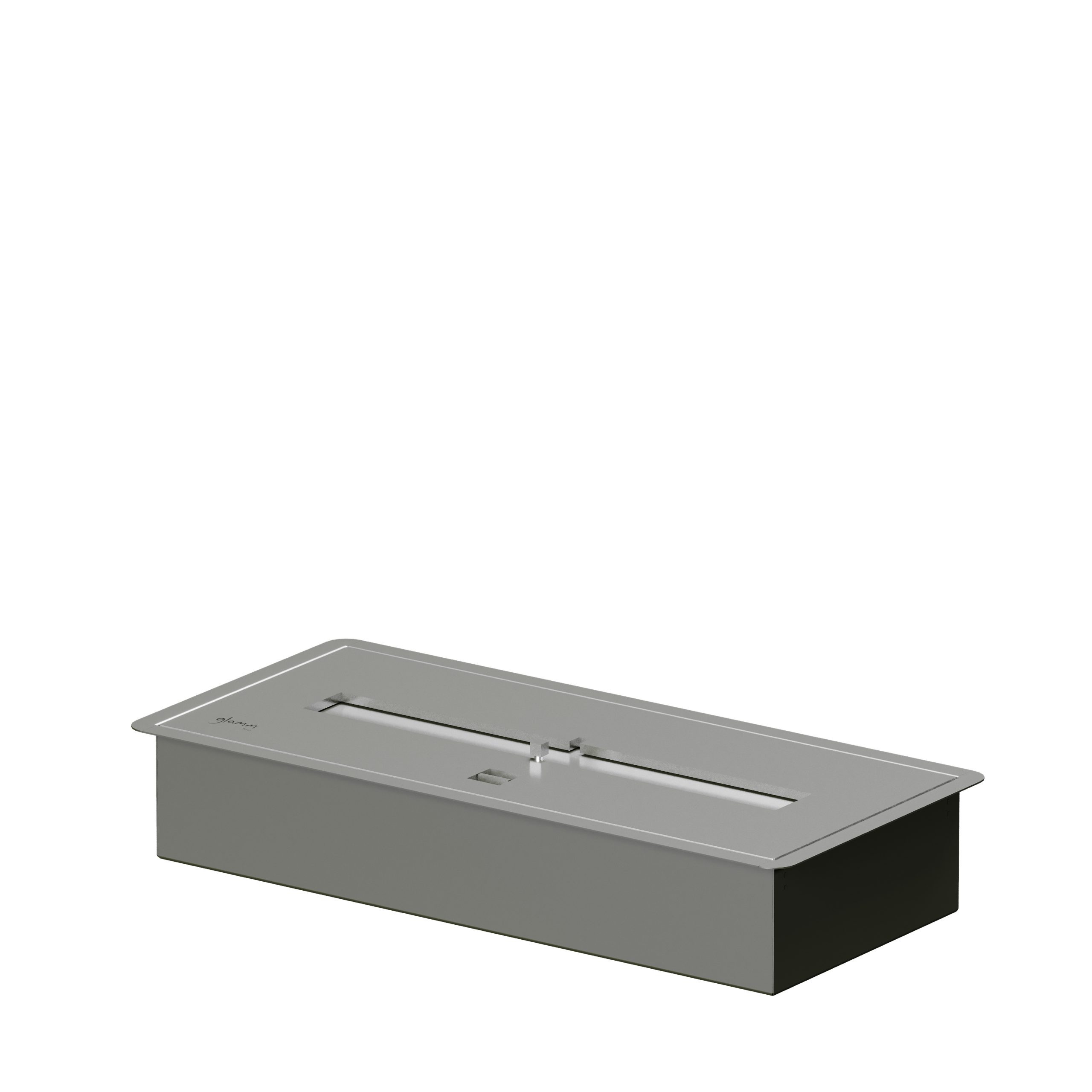 Burner III bioethanol fireplace with transparent background, featuring a modern and elegant design.
