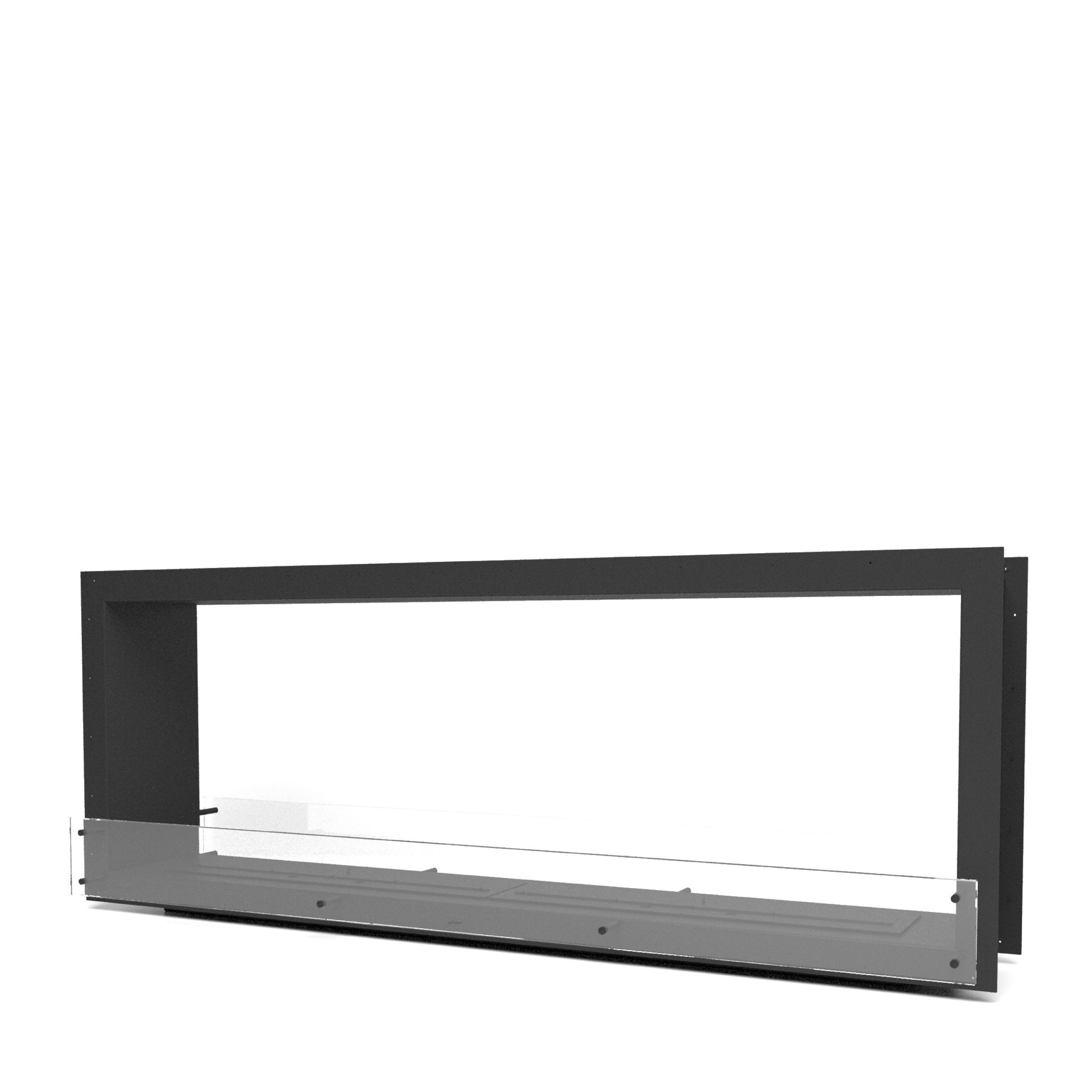 GlammBox bioethanol fireplace with a sleek modern design, perfect for creating a warm and stylish ambiance in any living space.