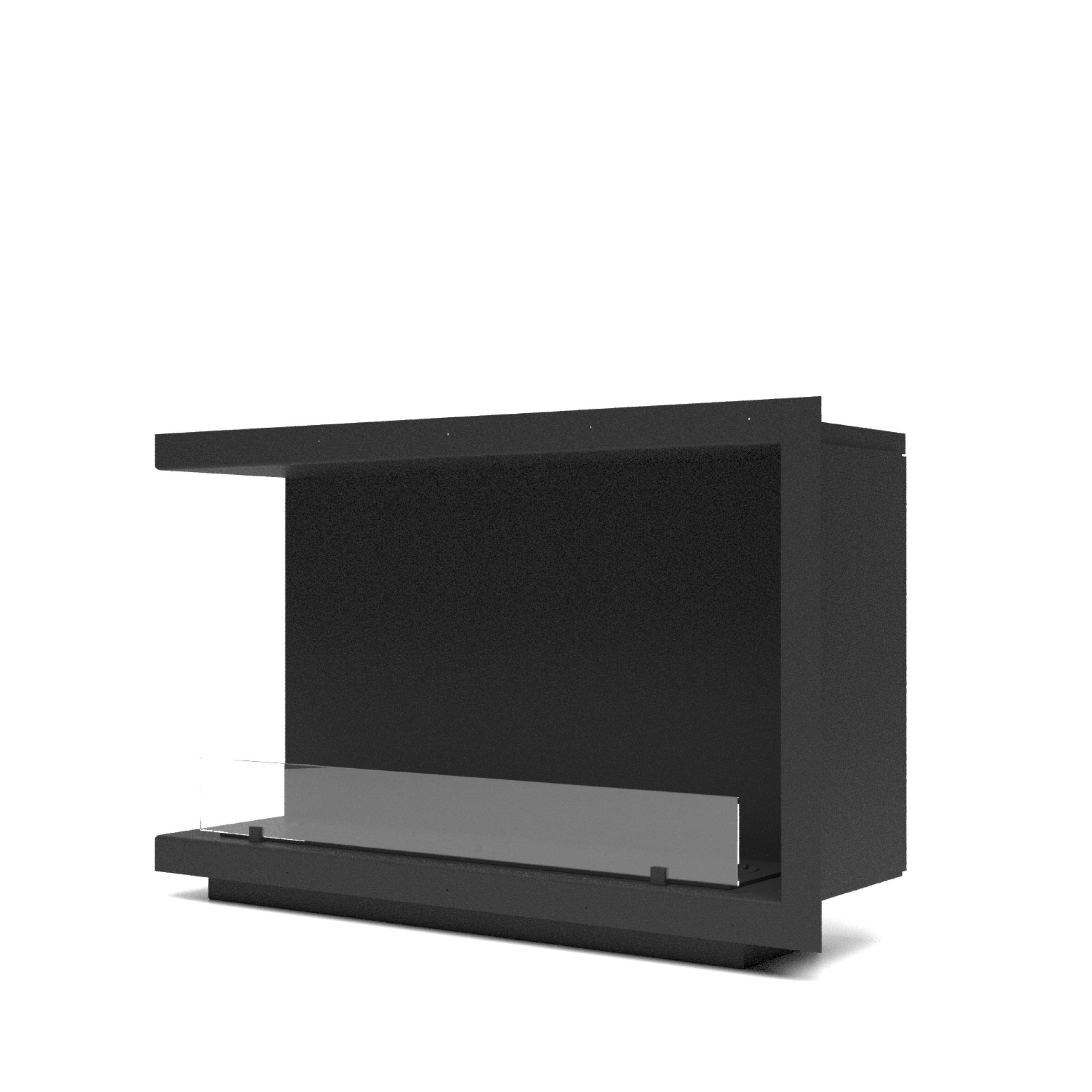 GlammBox bioethanol fireplace with a sleek modern design, perfect for creating a warm and stylish ambiance in any living space.