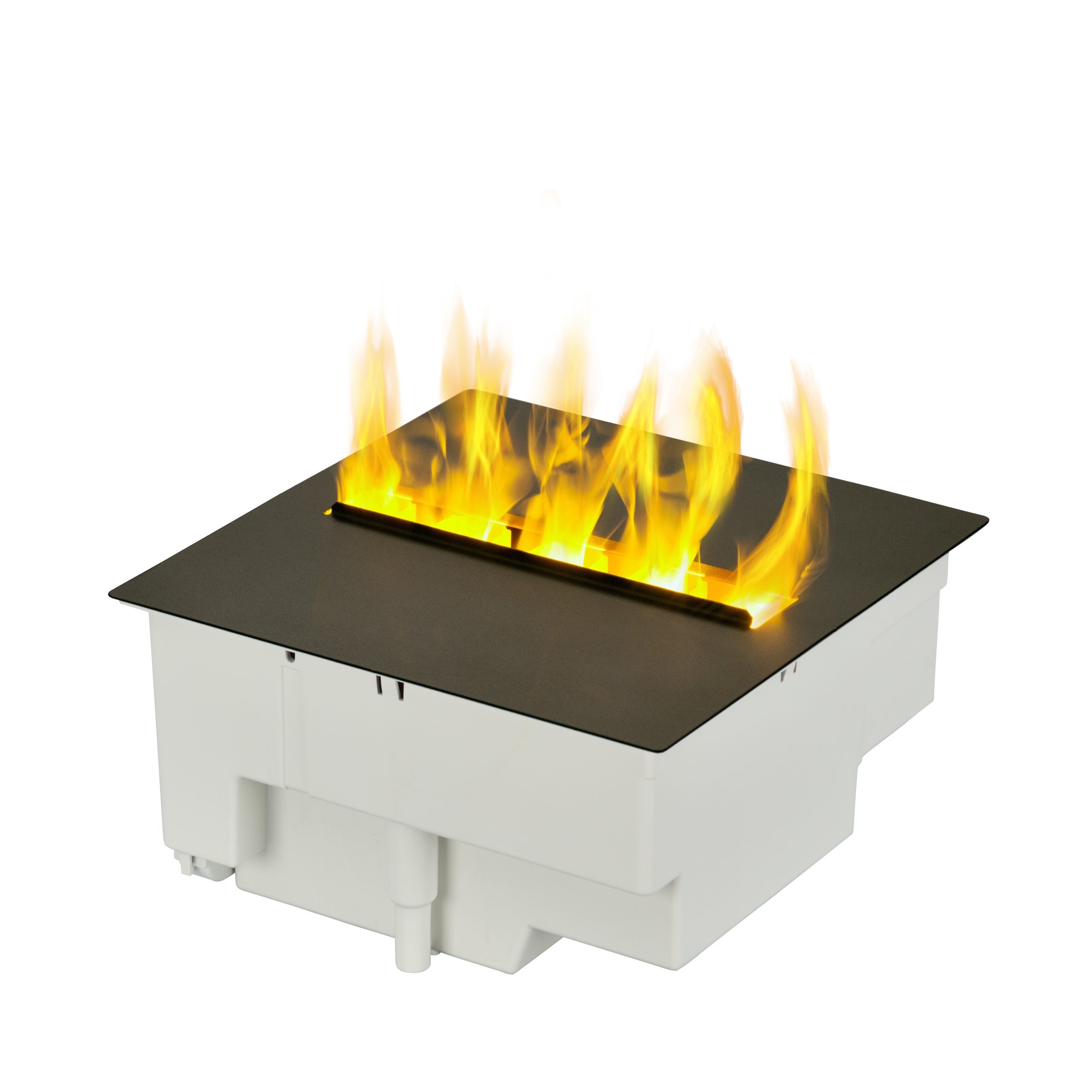 GlammFire Kit 3D 250 electric fireplace with realistic flame effect, ideal for modern indoor environments.