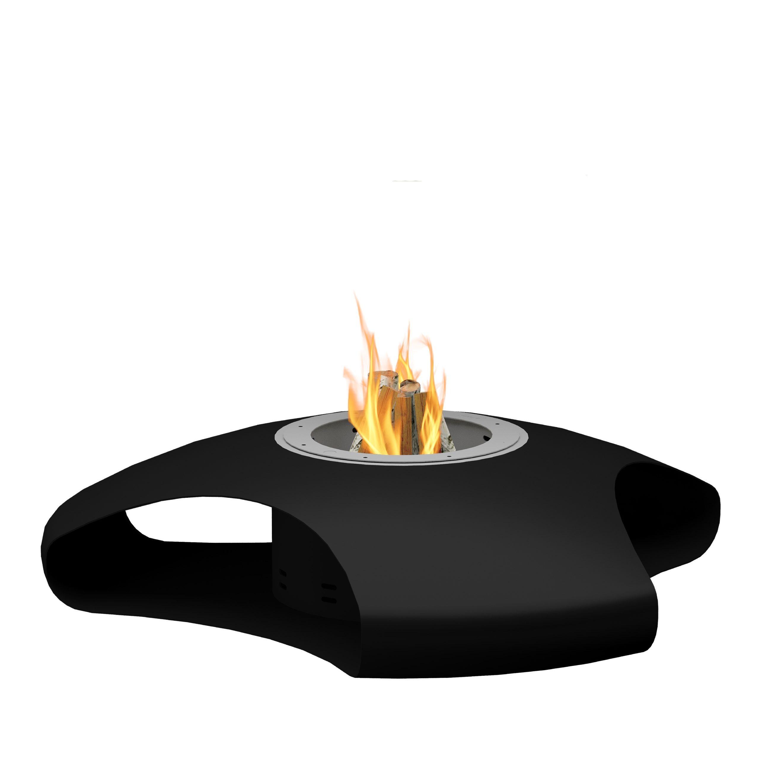 Vaudeville fire pit by GlammFire, modern and sleek design.