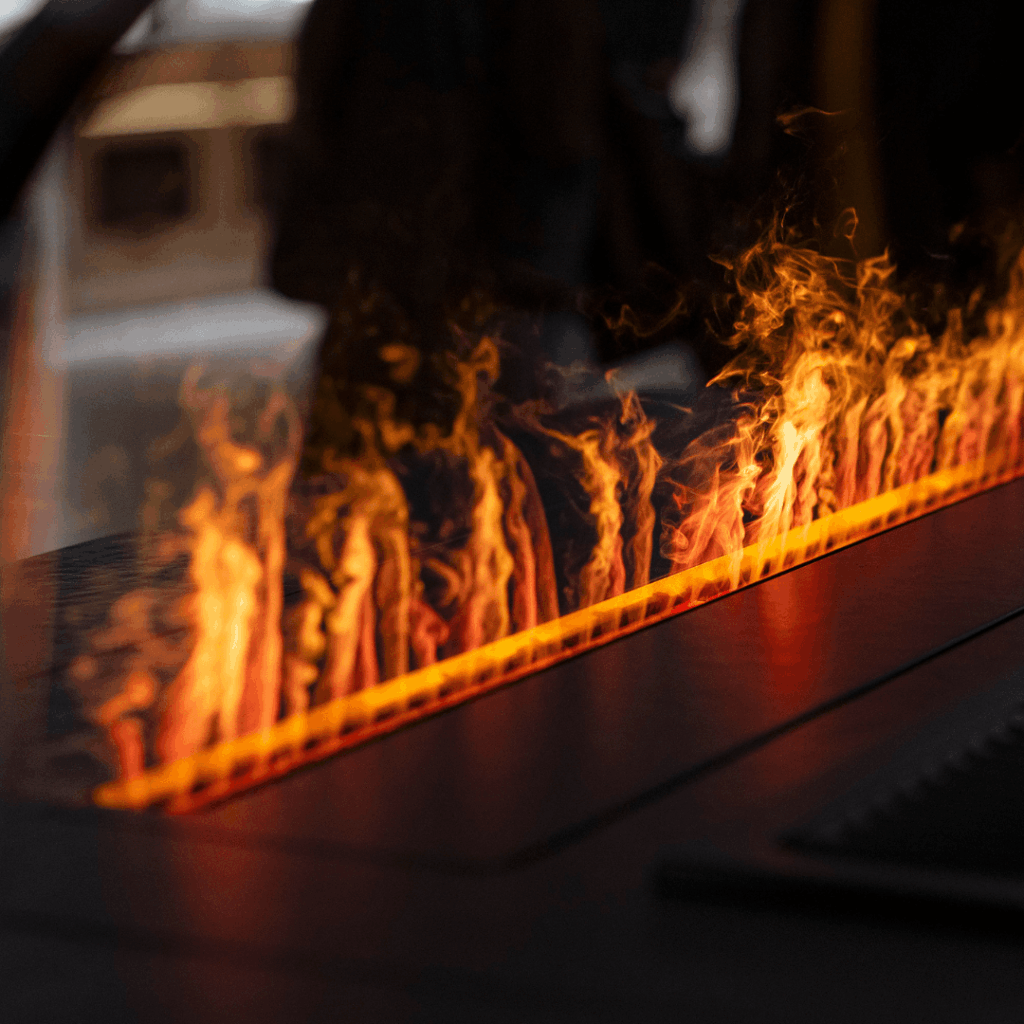 Glamm 3D Kit by GlammFire with realistic flame effect for interior decoration